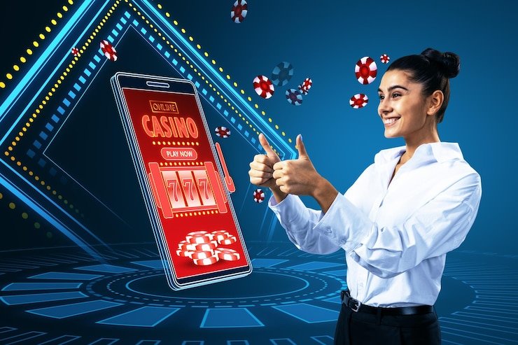 Mesin slot modern dengan grafik cerah dan antarmuka pengguna yang mudah dipahami